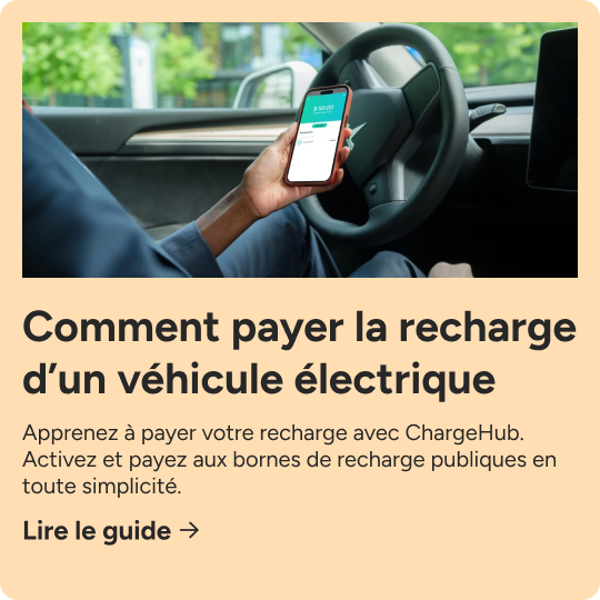 borne de recharge voiture electrique​